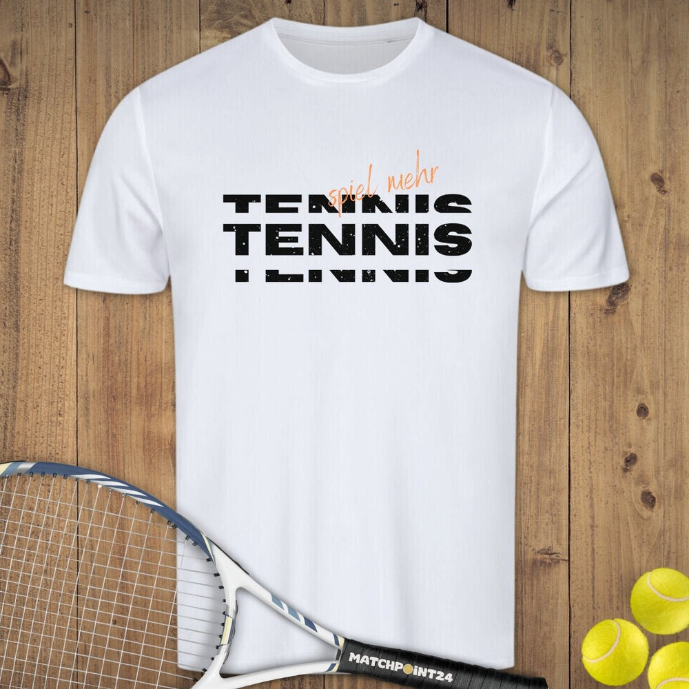 Spiel mehr Tennis | Herren Sport T-Shirt - Matchpoint24 - Kleidung für Tennisfans