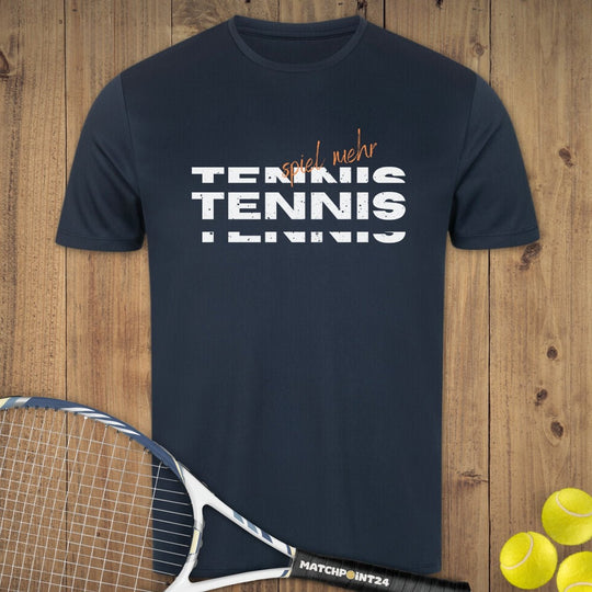 Spiel mehr Tennis | Herren Sport T-Shirt - Matchpoint24 - Kleidung für Tennisfans