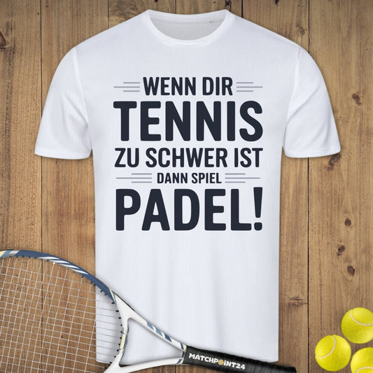 Spiel Padel | Herren Sport T-Shirt - Matchpoint24 - Kleidung für Tennisfans