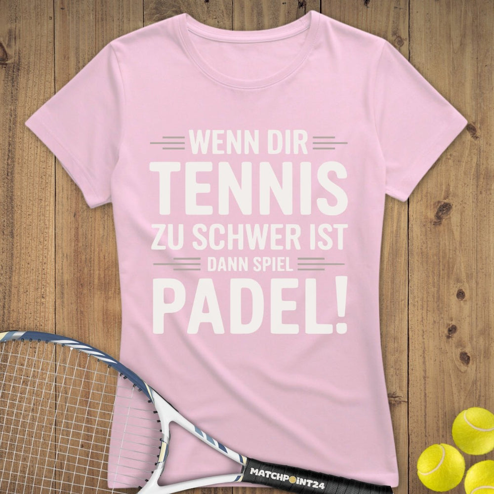 Spiel Padel | Premium Damen T-Shirt - Matchpoint24 - Kleidung für Tennisfans