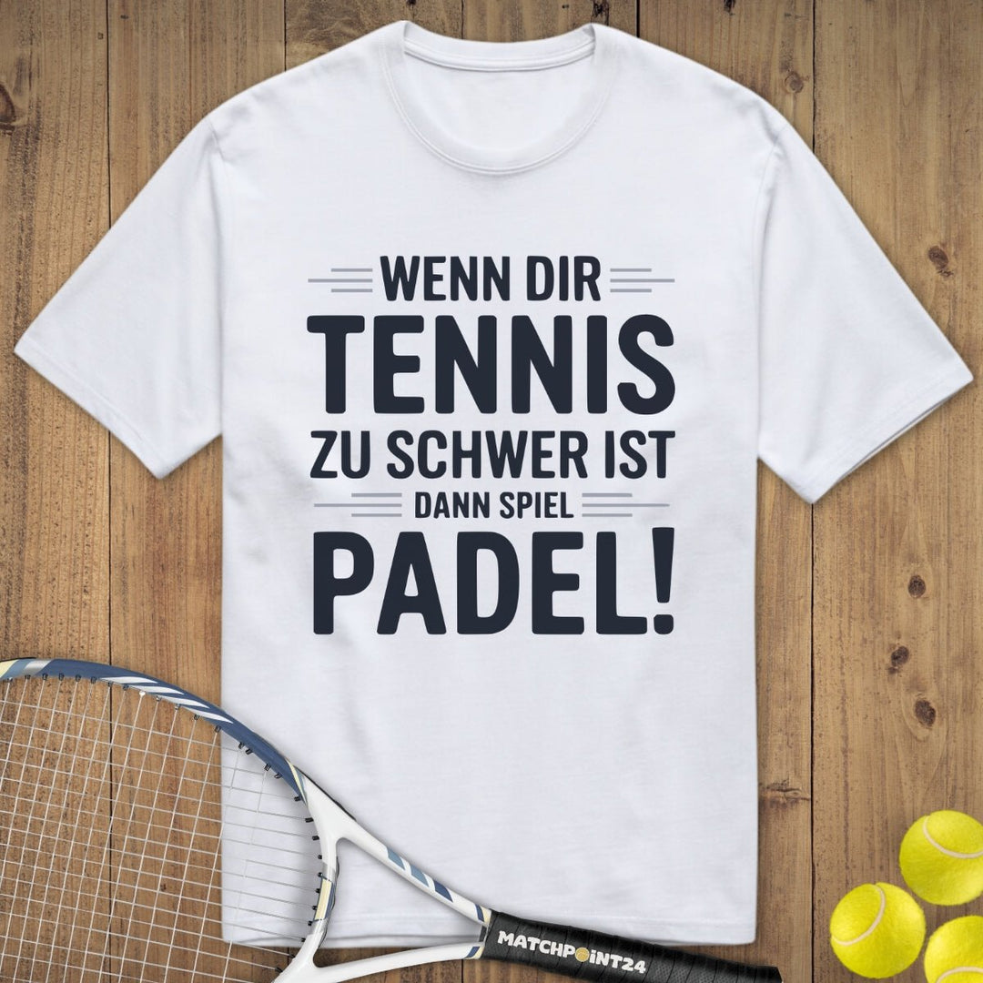 Spiel Padel | Premium Herren T-Shirt - Matchpoint24 - Kleidung für Tennisfans