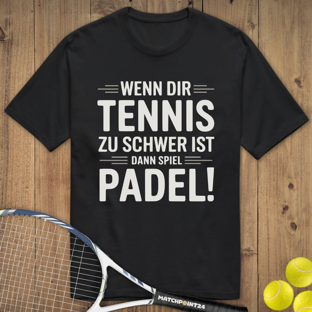 Spiel Padel | Premium Herren T-Shirt - Matchpoint24 - Kleidung für Tennisfans