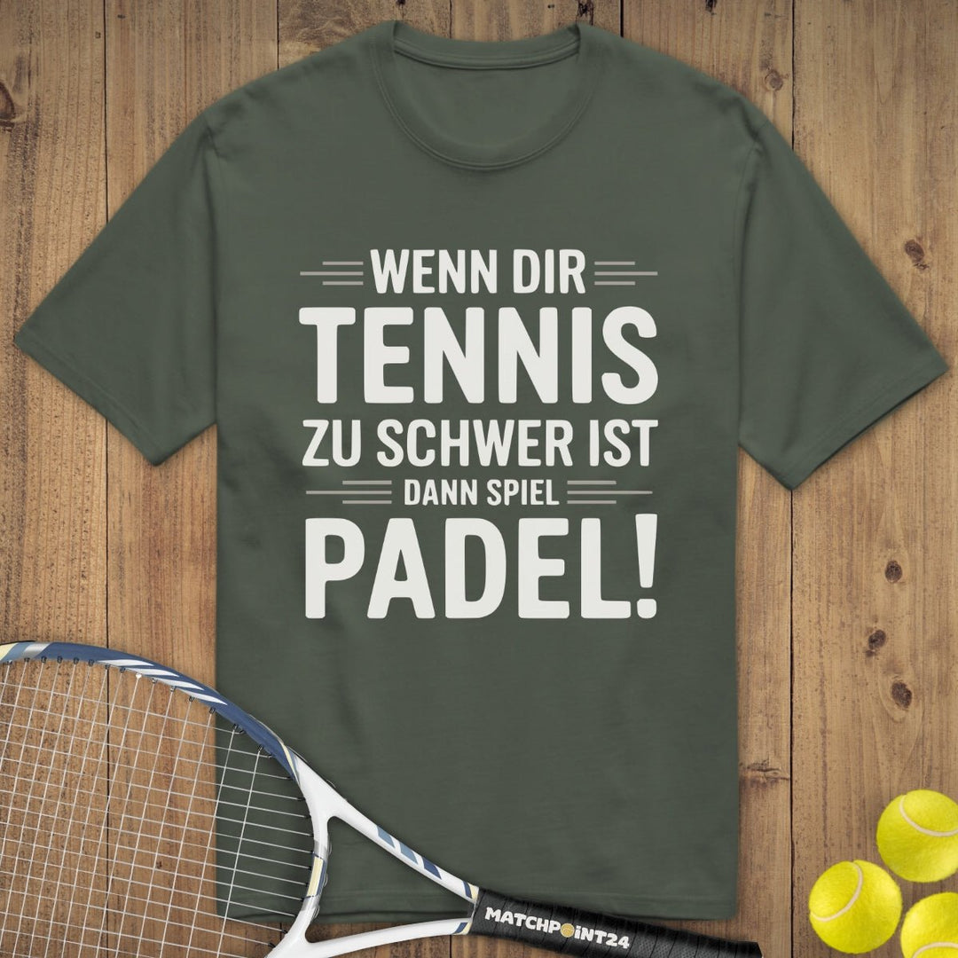 Spiel Padel | Premium Herren T-Shirt - Matchpoint24 - Kleidung für Tennisfans