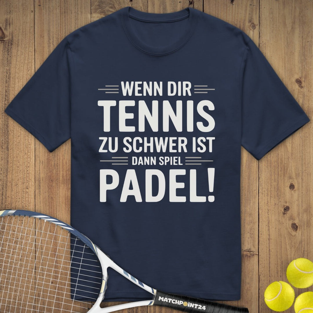 Spiel Padel | Premium Herren T-Shirt - Matchpoint24 - Kleidung für Tennisfans