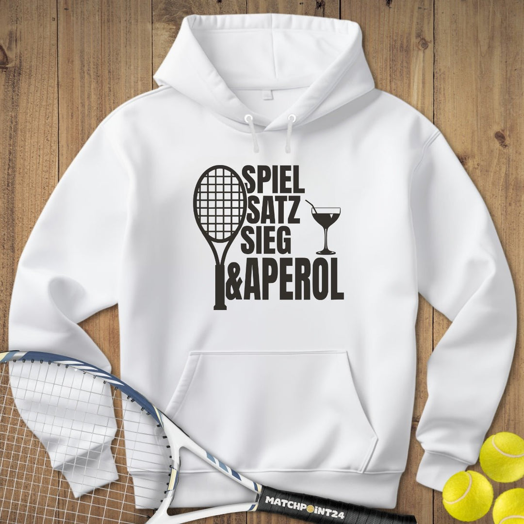 Spiel Satz Sieg Aperol | Hoodie (Unisex) - Matchpoint24 - Kleidung für Tennisfans