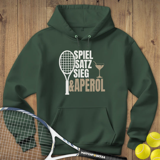 Spiel Satz Sieg Aperol | Hoodie (Unisex) - Matchpoint24 - Kleidung für Tennisfans