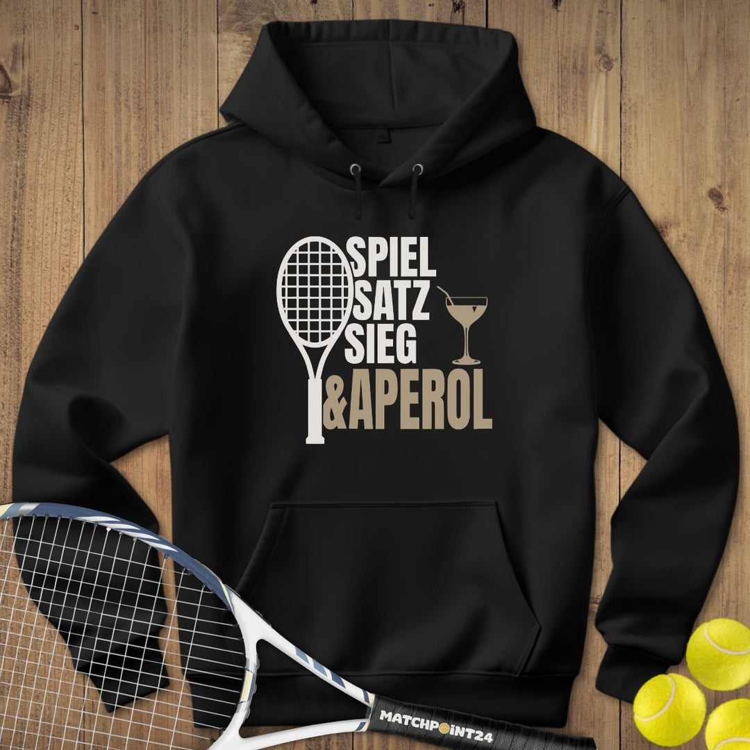 Spiel Satz Sieg Aperol | Hoodie (Unisex) - Matchpoint24 - Kleidung für Tennisfans