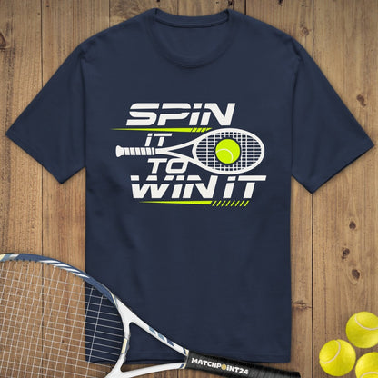 Spin it to win it performance | Premium Herren T-Shirt - Matchpoint24 - Kleidung für Tennisfans