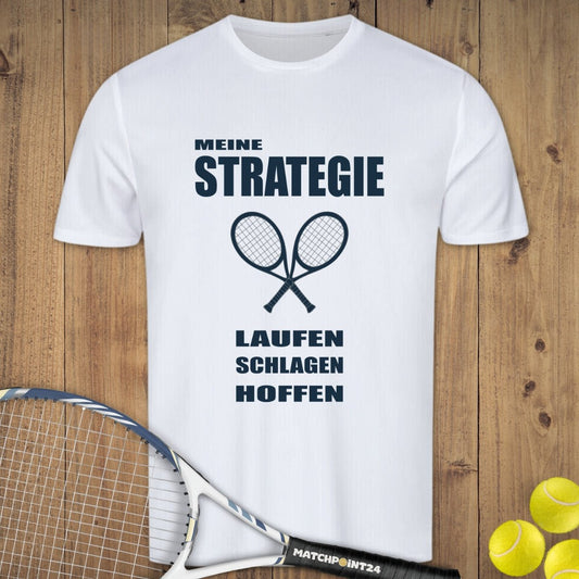 Strategie 2025 | Herren Sport T-Shirt - Matchpoint24 - Kleidung für Tennisfans
