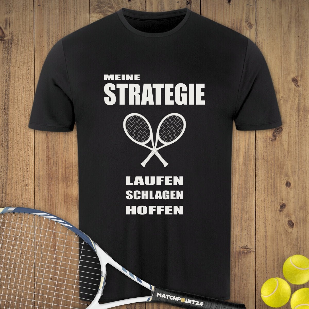 Strategie 2025 | Herren Sport T-Shirt - Matchpoint24 - Kleidung für Tennisfans