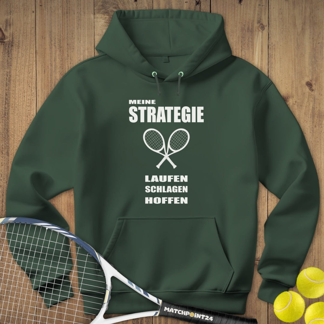 Strategie 2025 | Hoodie (Unisex) - Matchpoint24 - Kleidung für Tennisfans