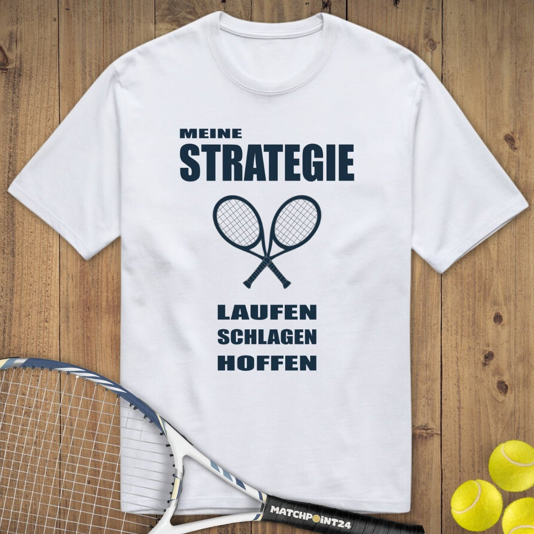 Strategie 2025 | Premium Herren T-Shirt - Matchpoint24 - Kleidung für Tennisfans