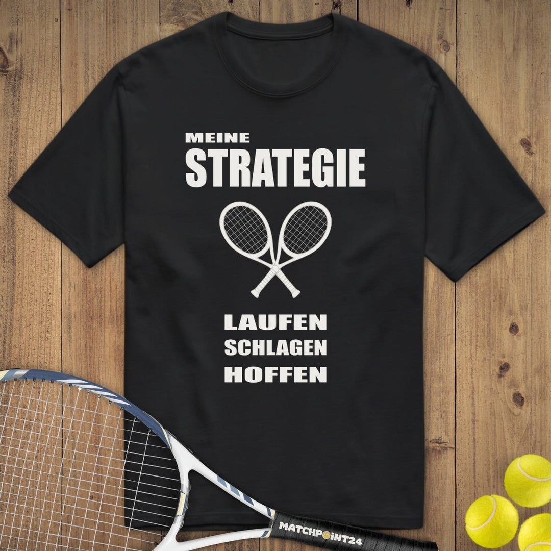 Strategie 2025 | Premium Herren T-Shirt - Matchpoint24 - Kleidung für Tennisfans