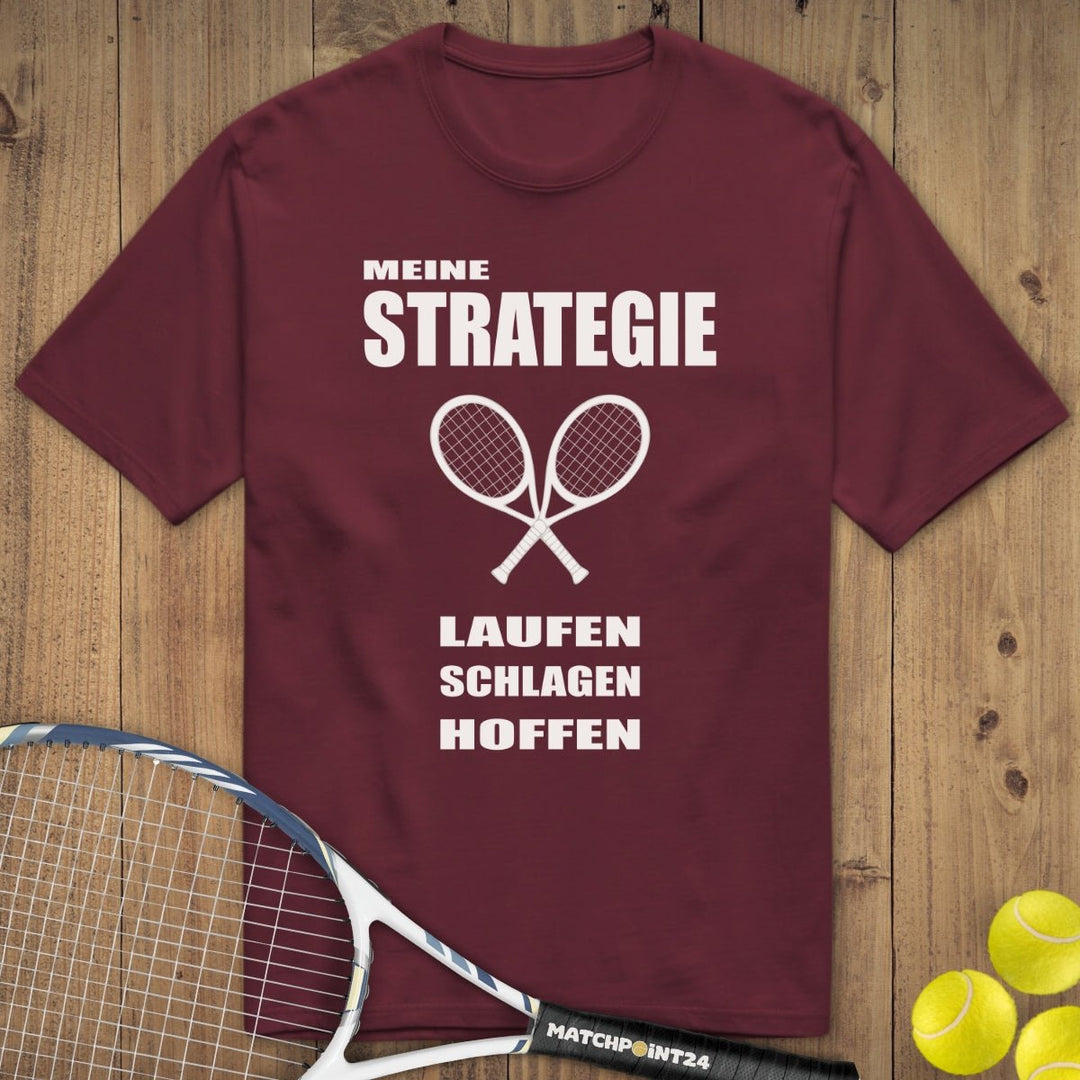 Strategie 2025 | Premium Herren T-Shirt - Matchpoint24 - Kleidung für Tennisfans