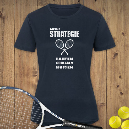 Strategie | Damen Sport T-Shirt - Matchpoint24 - Kleidung für Tennisfans