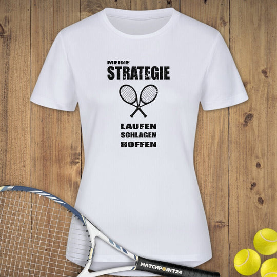 Strategie | Damen Sport T-Shirt - Matchpoint24 - Kleidung für Tennisfans