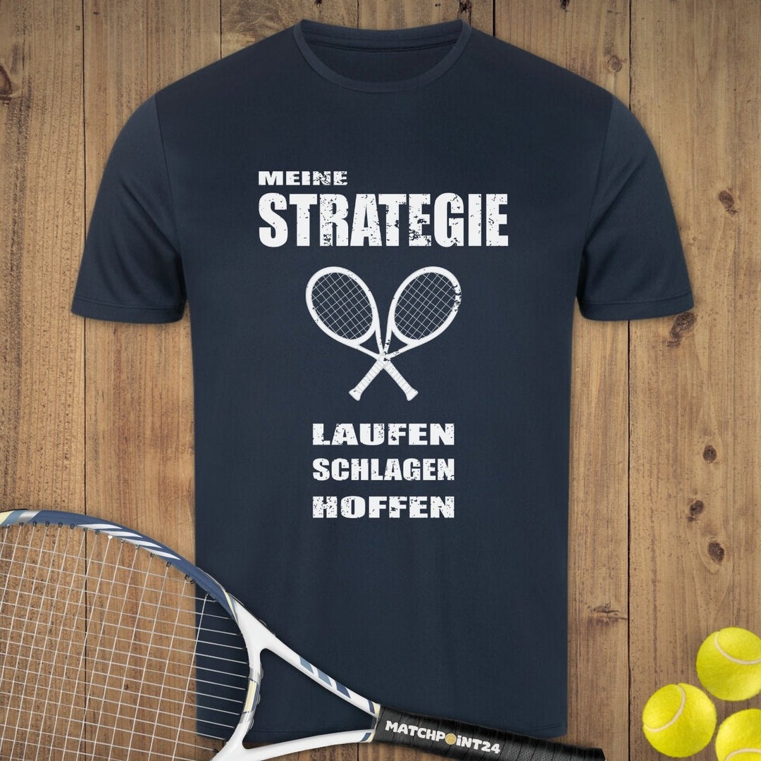 Strategie | Herren Sport T-Shirt - Matchpoint24 - Kleidung für Tennisfans