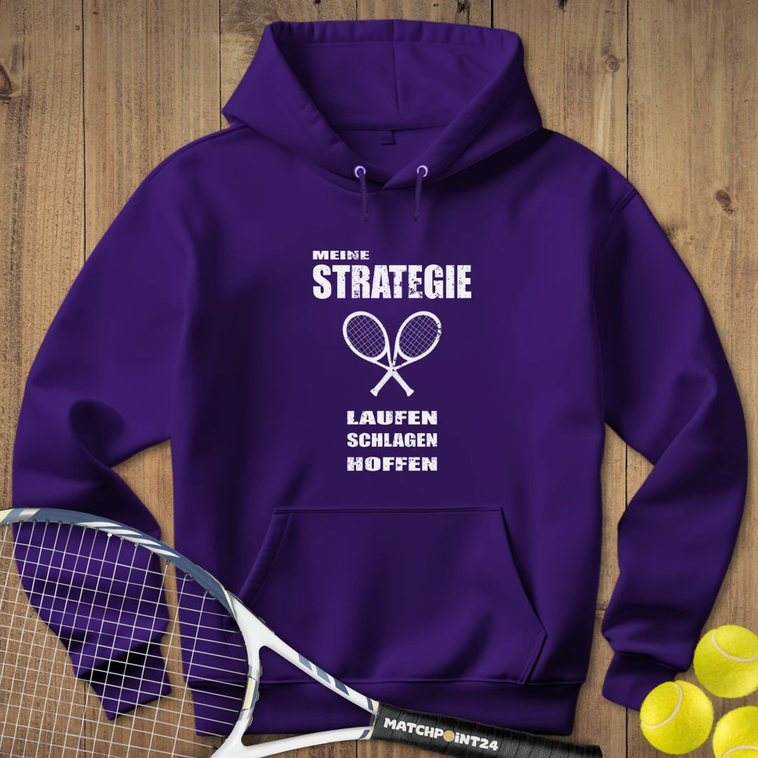 Strategie | Hoodie (Unisex) - Matchpoint24 - Kleidung für Tennisfans