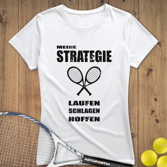 Strategie | Premium Damen T-Shirt - Matchpoint24 - Kleidung für Tennisfans