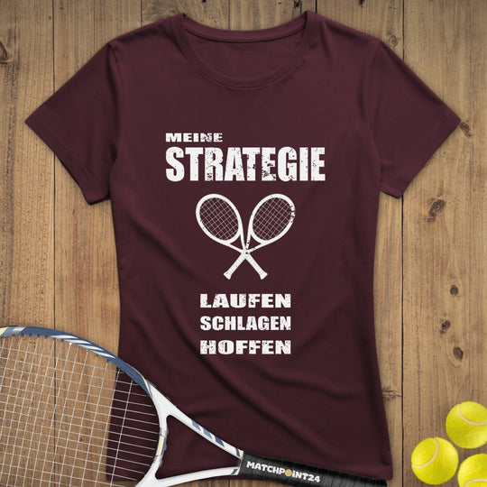 Strategie | Premium Damen T-Shirt - Matchpoint24 - Kleidung für Tennisfans