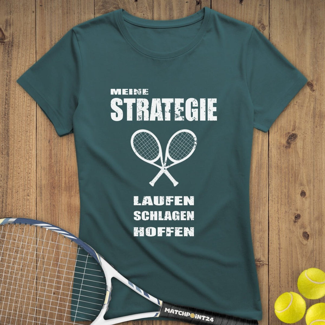 Strategie | Premium Damen T-Shirt - Matchpoint24 - Kleidung für Tennisfans