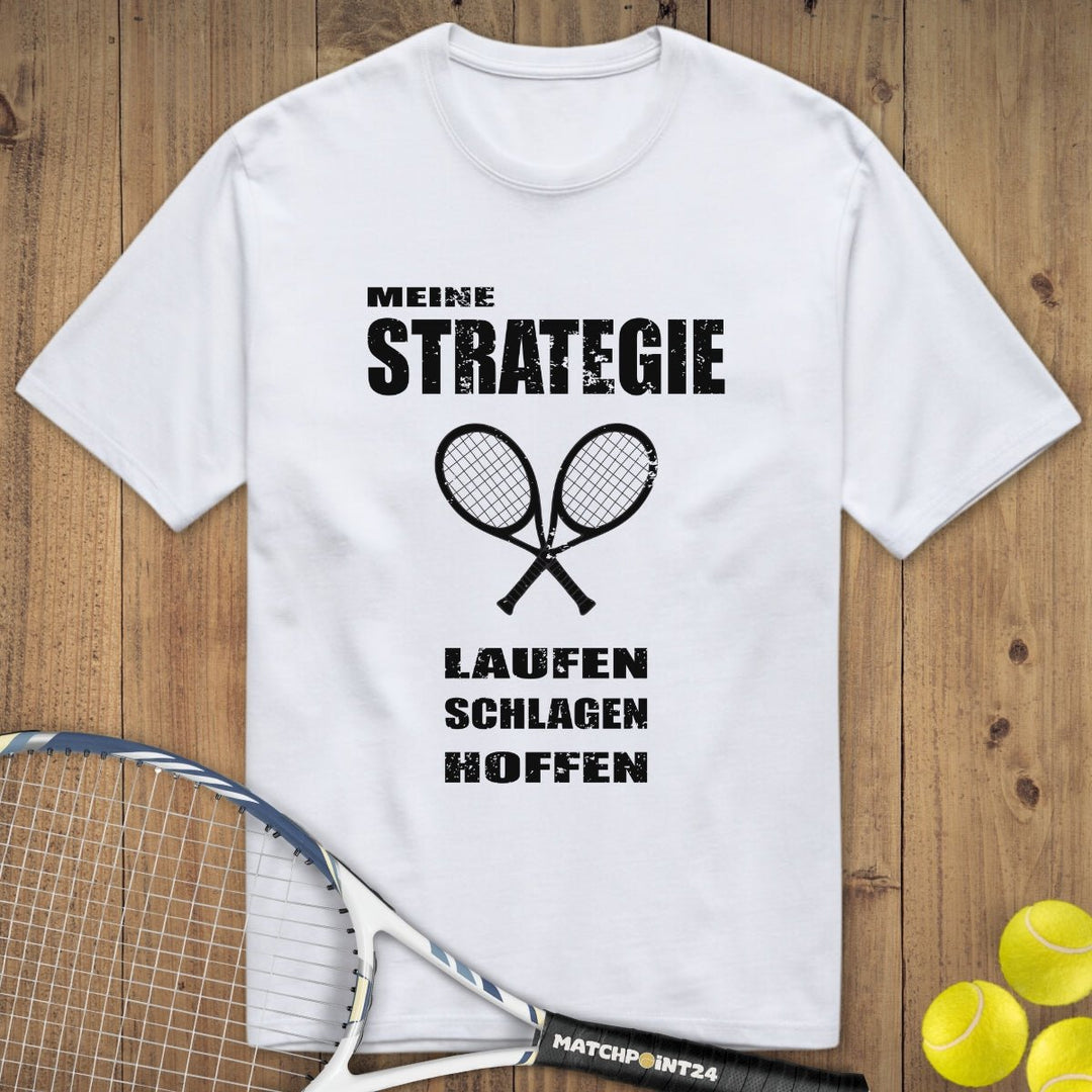 Strategie | Premium Herren T-Shirt - Matchpoint24 - Kleidung für Tennisfans