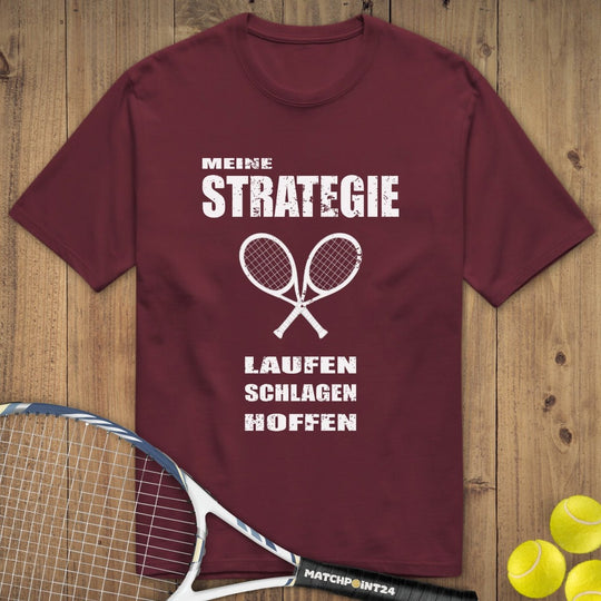 Strategie | Premium Herren T-Shirt - Matchpoint24 - Kleidung für Tennisfans