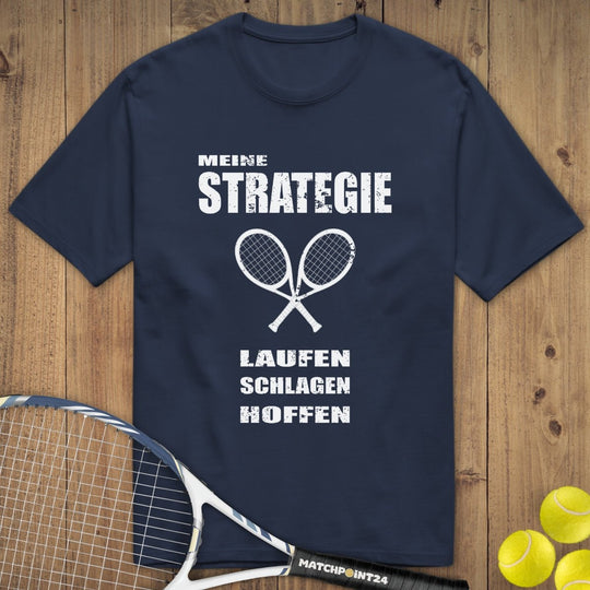 Strategie | Premium Herren T-Shirt - Matchpoint24 - Kleidung für Tennisfans