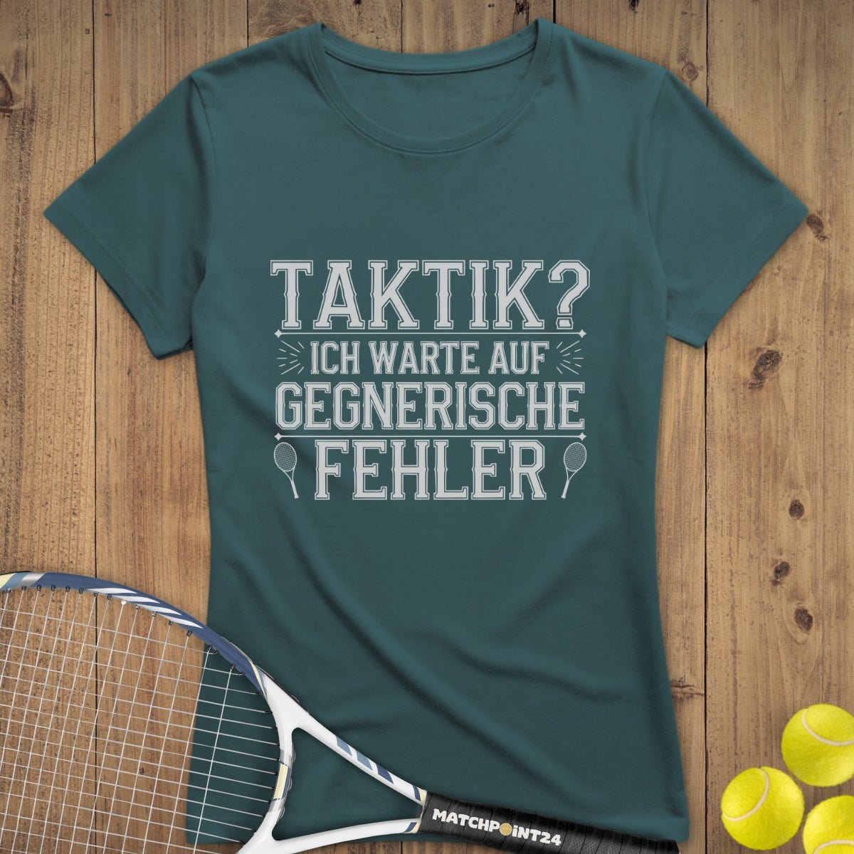 Taktik? | Premium Damen T-Shirt - Matchpoint24 - Kleidung für Tennisfans