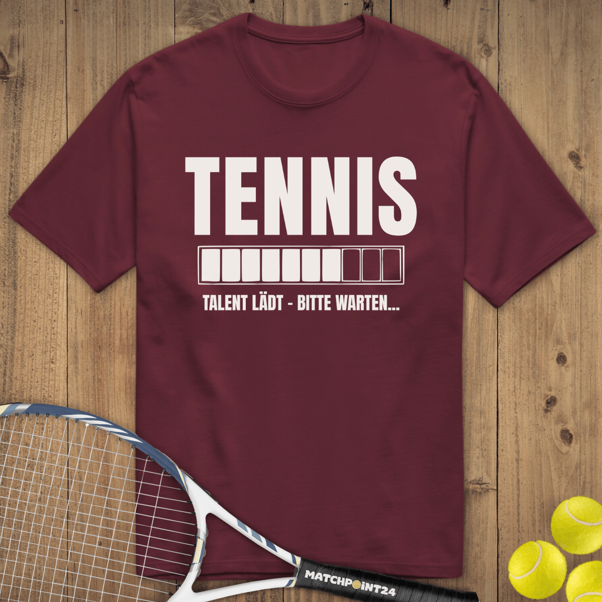 Talent Lädt | Premium Herren T-Shirt - Matchpoint24 - Kleidung für Tennisfans