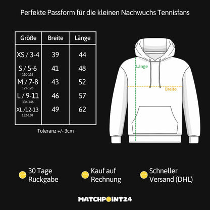 TC Ehekirchen Pizzeria Kids Kapuzenpulli - Matchpoint24 - Kleidung für Tennisfans