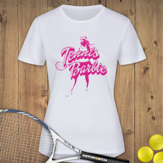 Tennis Barbie | Damen Sport T-Shirt - Matchpoint24 - Kleidung für Tennisfans