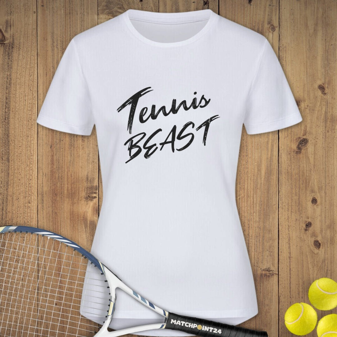 Tennis Beast | Damen Sport T-Shirt - Matchpoint24 - Kleidung für Tennisfans