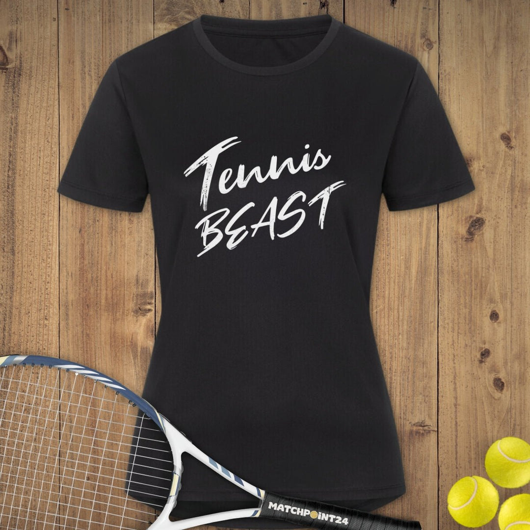 Tennis Beast | Damen Sport T-Shirt - Matchpoint24 - Kleidung für Tennisfans