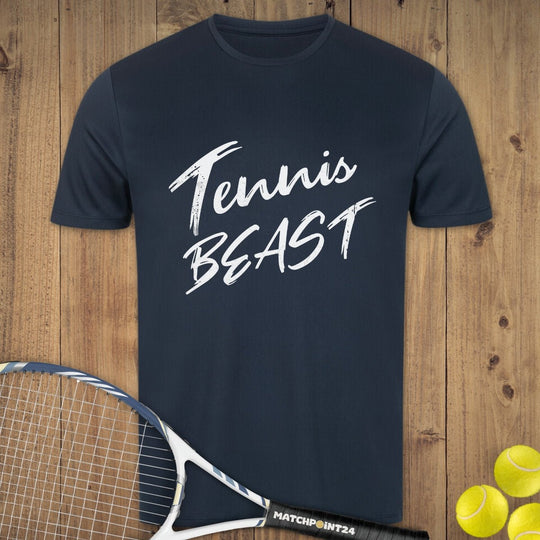 Tennis Beast | Herren Sport T-Shirt - Matchpoint24 - Kleidung für Tennisfans