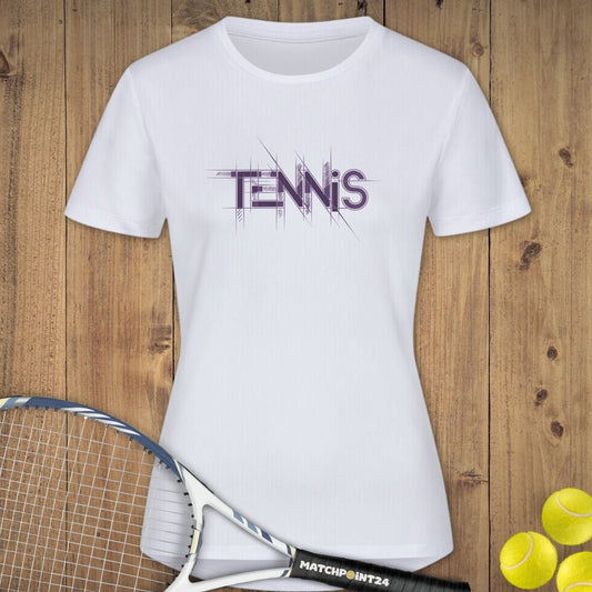 Tennis Court Line | Damen Sport T-Shirt - Matchpoint24 - Kleidung für Tennisfans