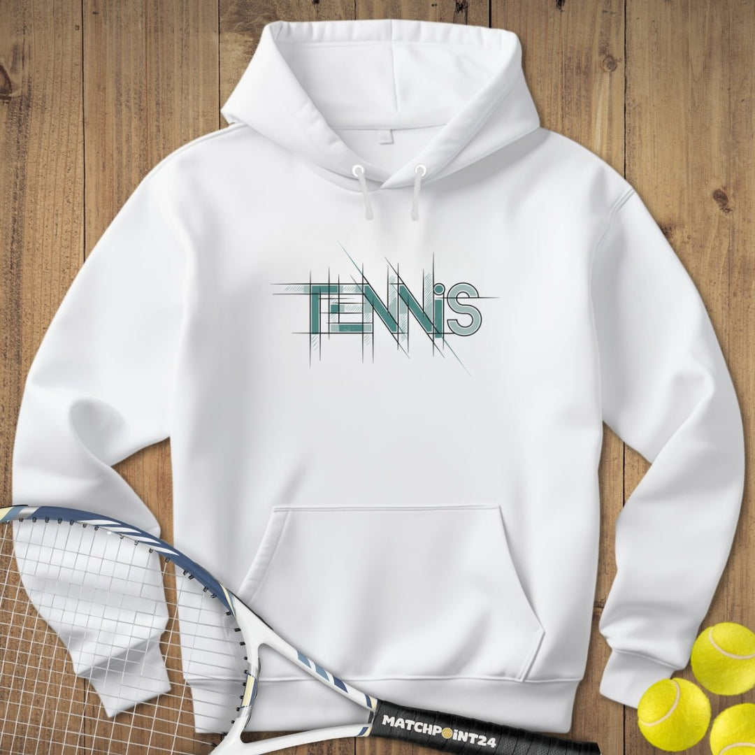 Tennis Court Line | Hoodie (Unisex) - Matchpoint24 - Kleidung für Tennisfans