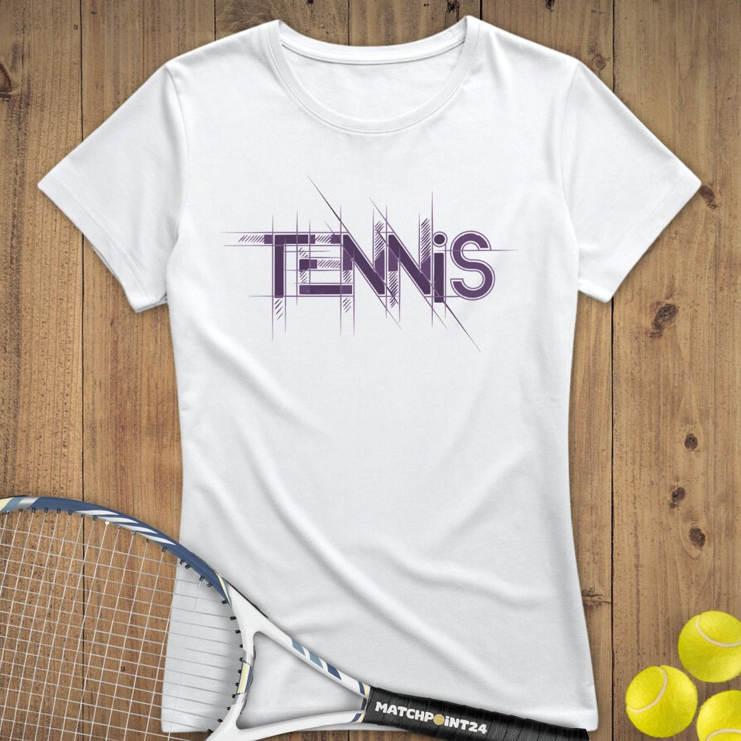 Tennis Court Line | Premium Damen T-Shirt - Matchpoint24 - Kleidung für Tennisfans