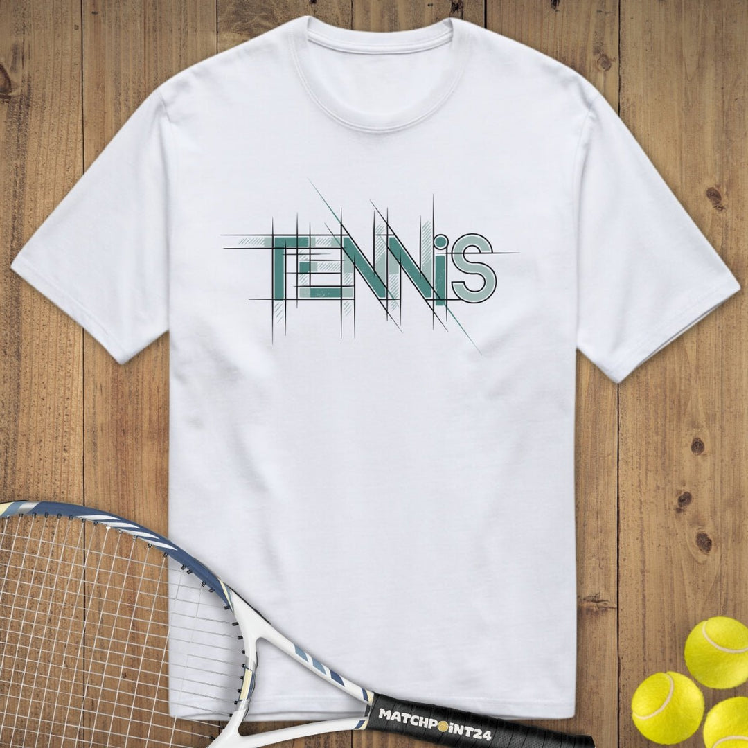 Tennis Court Line | Premium Herren T-Shirt - Matchpoint24 - Kleidung für Tennisfans