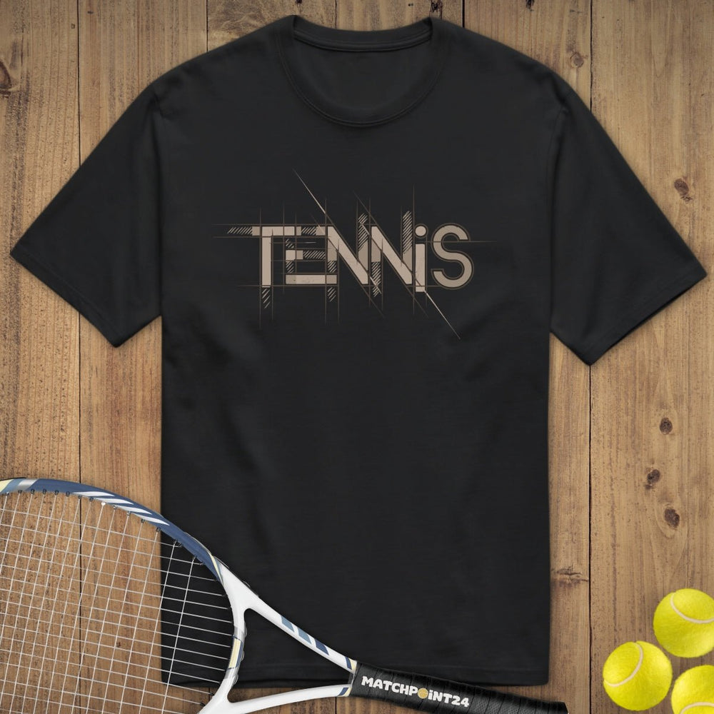 Tennis Court Line | Premium Herren T-Shirt - Matchpoint24 - Kleidung für Tennisfans