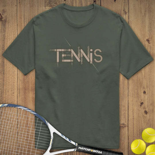 Tennis Court Line | Premium Herren T-Shirt - Matchpoint24 - Kleidung für Tennisfans