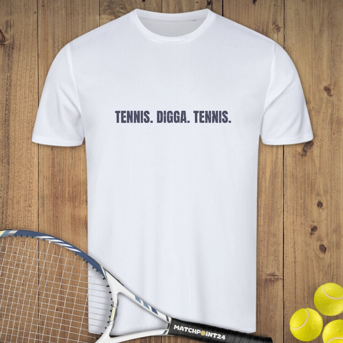 Tennis Digga Tennis | Herren Sport T-Shirt - Matchpoint24 - Kleidung für Tennisfans
