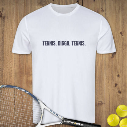 Tennis Digga Tennis | Herren Sport T-Shirt - Matchpoint24 - Kleidung für Tennisfans