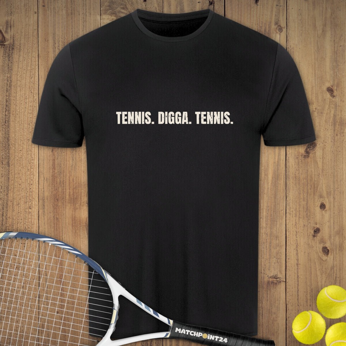 Tennis Digga Tennis | Herren Sport T-Shirt - Matchpoint24 - Kleidung für Tennisfans