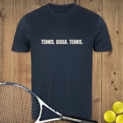 Tennis Digga Tennis | Herren Sport T-Shirt - Matchpoint24 - Kleidung für Tennisfans
