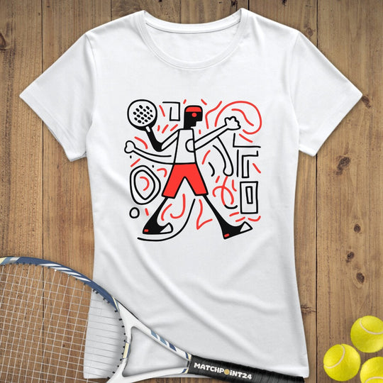 Tennis Doodle | Premium Damen T-Shirt - Matchpoint24 - Kleidung für Tennisfans