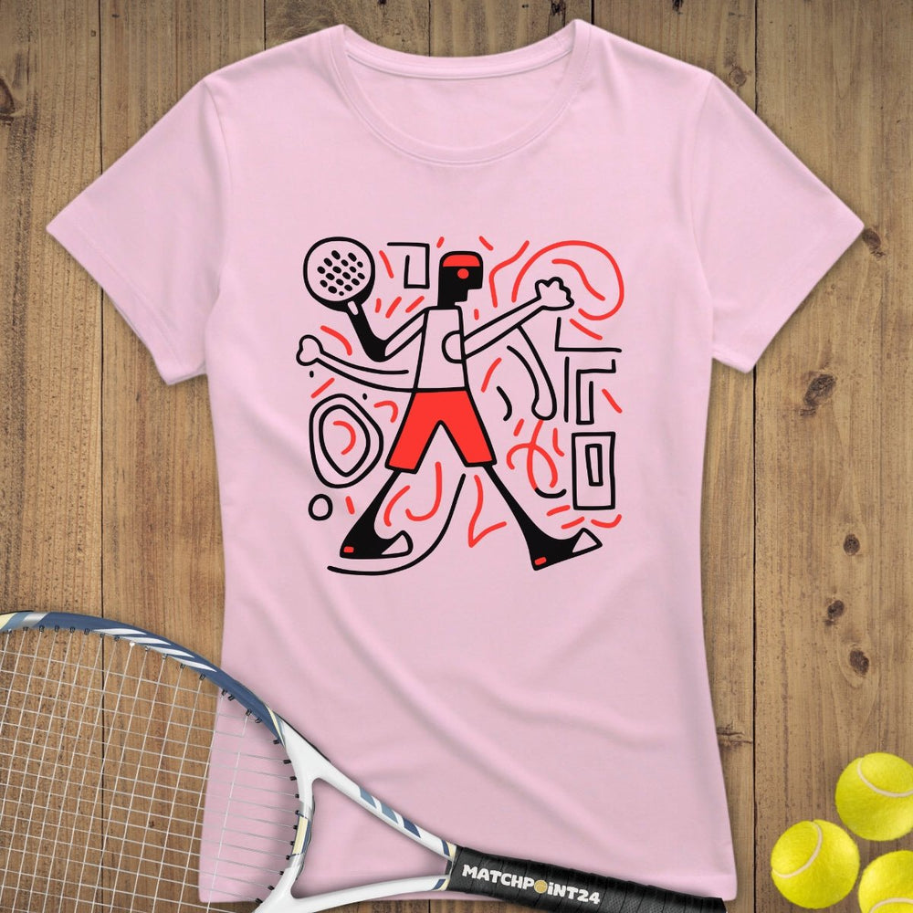 Tennis Doodle | Premium Damen T-Shirt - Matchpoint24 - Kleidung für Tennisfans