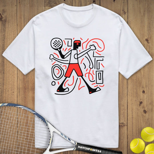 Tennis Doodle | Premium Herren T-Shirt - Matchpoint24 - Kleidung für Tennisfans