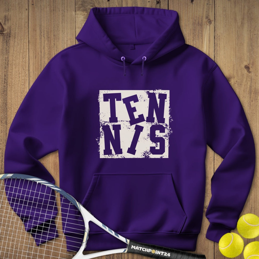 Tennis Grunge | Hoodie (Unisex) - Matchpoint24 - Kleidung für Tennisfans