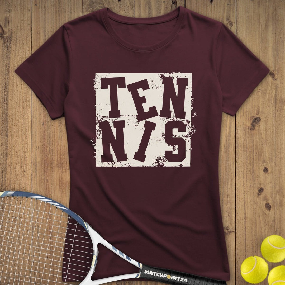 Tennis Grunge | Premium Damen T-Shirt - Matchpoint24 - Kleidung für Tennisfans